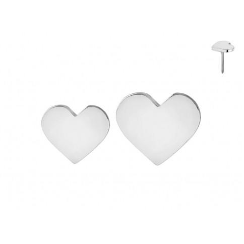 № 1718 Безрезьбовая шляпка Сердце NeoMetal Титан ASTM F-136 (шляпка 4 мм)