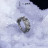 № 2561 Кольцо-кликер Royal Crystal с прозрачными фианитами 1.2*10 мм Right Metal Титан ASTM F-136