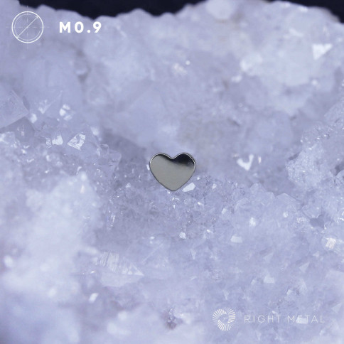 № 2514 Накрутка Heart 1.2 мм Right Metal Титан ASTM F-136