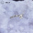№ 2598 Накрутка-кластер Comet Heart Crystal с прозрачными фианитами 1.2 мм Right Metal Титан ASTM F-136