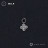 № 2606 Накрутка Pendant Fournity Crystal с подвеской с прозрачными фианитами 1.2 мм Right Metal Титан ASTM F-136