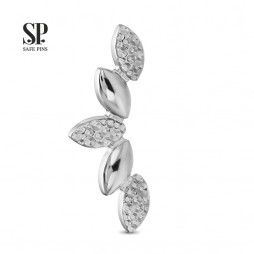 № 1824 Накрутка-кластер Grains Hammered 1.2*15 мм Safe Pins Титан ASTM F-136