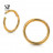 № 1141 Кольцо-кликер Gold базовый Safe Pins 1.2*7 мм Титан ASTM F-136+PVD Gold