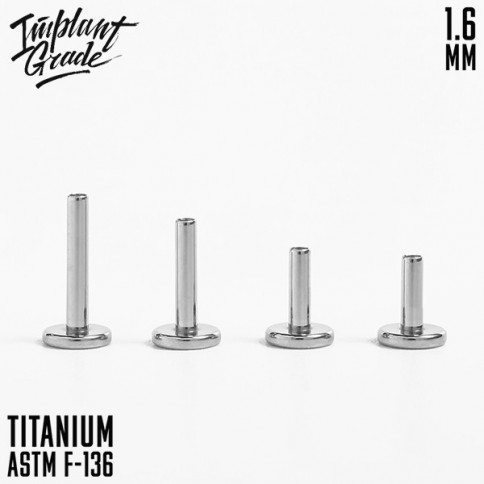 № 619 Ножка без резьбы Threadless Implant Grade 1.6*7 мм титан