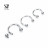№ 2262 Циркуляр интернальный с шариками 1.2*9 мм (шарики 3 мм)  Safe Pins Титан ASTM F-136