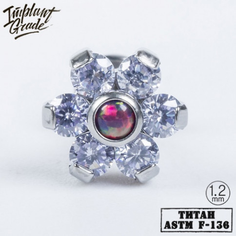 № 381 Накрутка цветок Cotton candy Implant Grade 1.2 мм